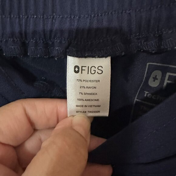 Figs Yola Skinny Scrub Pants Style#TW2000R Women’s Size XS Dark Navy Blue - Picture 4 of 10